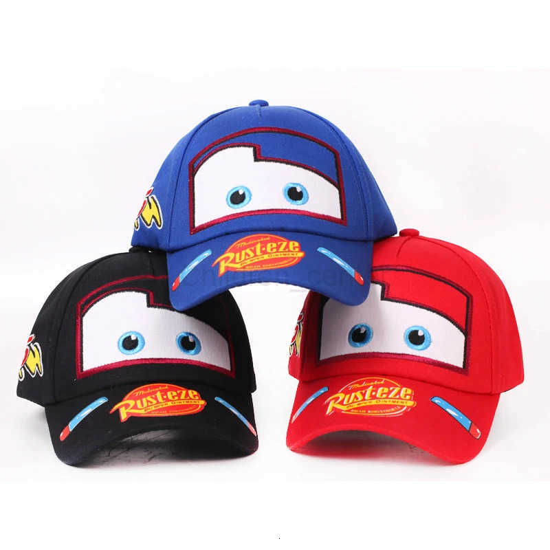 Disney New Summer Boy Hat Fashion Cars Cartoon Kids Hat Boys Girls Caps Cute Net SpiderMan Baseball Cartoon Hat Sun Shading Hip Hop Hat H250926