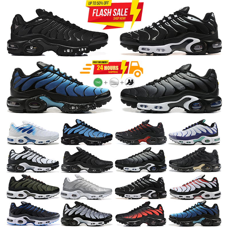 2026 mens womens designer tn plus running shoes trainers grey navy classic black white linen obsidian crimson red outdoor athletic sneakers