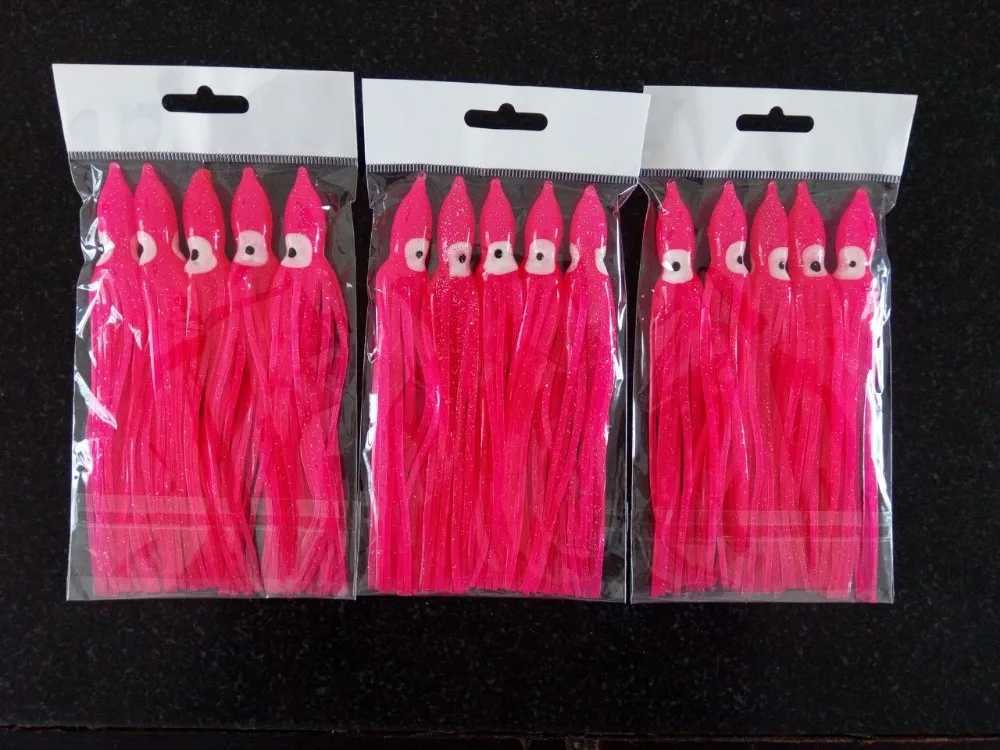 60pcs soft lure octopus lure squid jigssquid bait fishing skirt fishing lure W250926