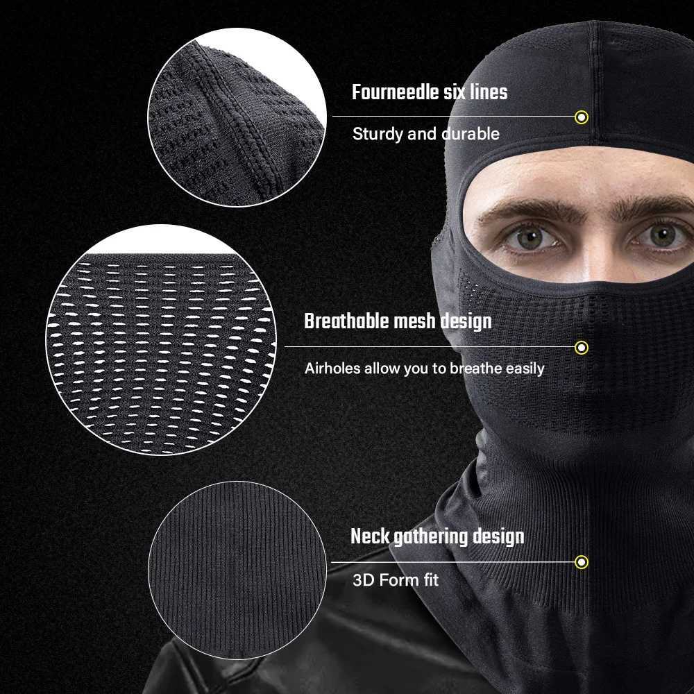 Breathable Sports Balaclava Hat Full Face Cover Quickdry Masks Windproof Scarf Cycling Hiking Running Motorcycle Bike Headgear Z250926