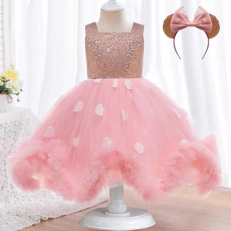 16 year old Girls dress party fluffy mesh Tutu Dress dot princess dress childrens skirt dress wedding party dinner dress Z250926