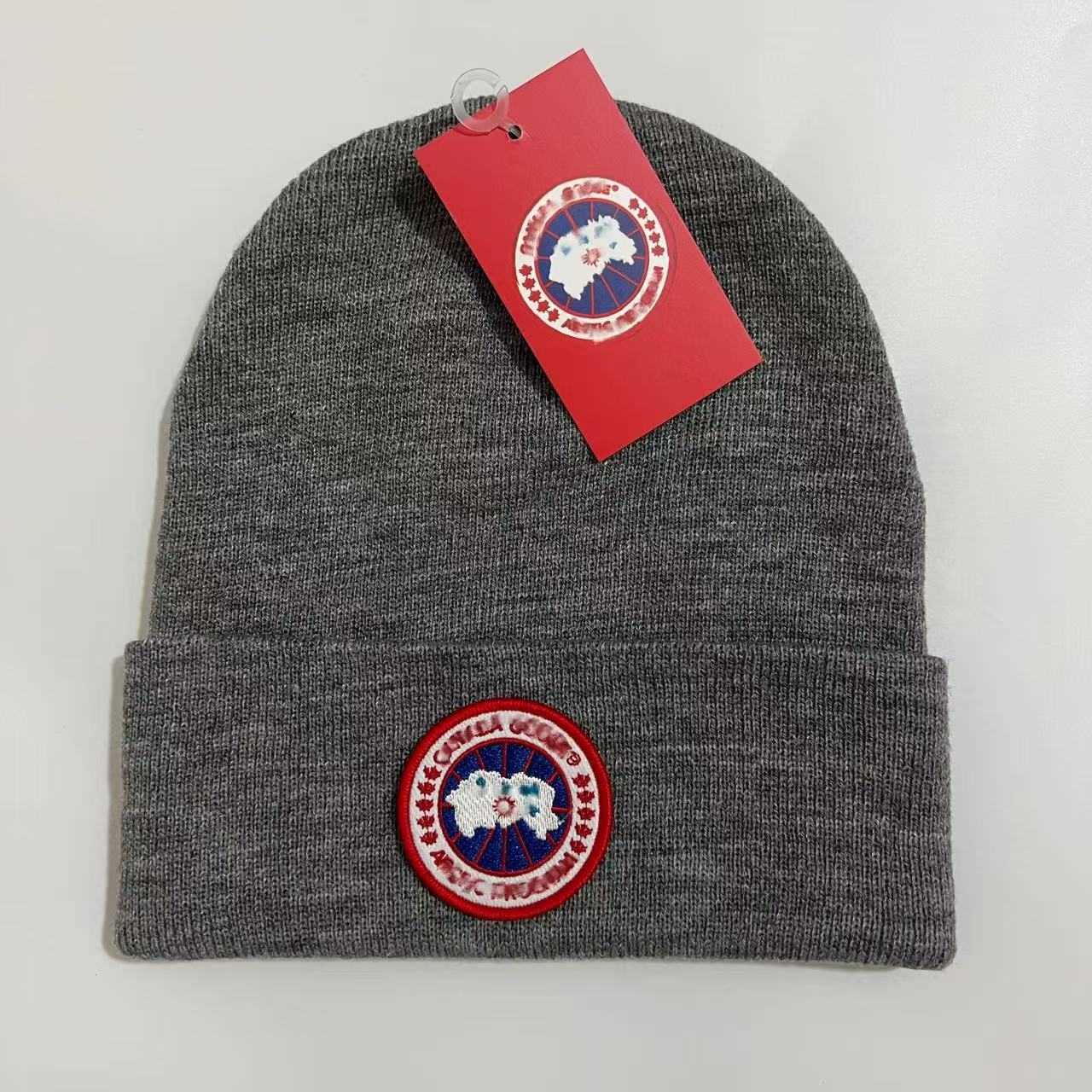 Winter Unisex Embroidered Fine Texture Hat Trendy Simple Knitted Hat Outdoor Warmth Coldproof Pullover Hat H250925