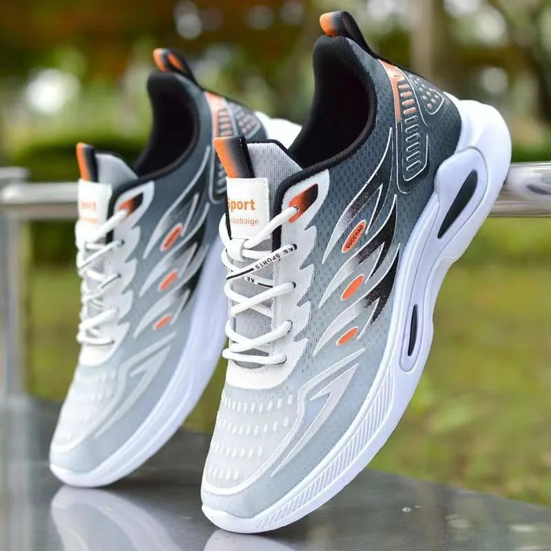 Summer Mens Casual Shoes Shockproof Comfortable Outdoor Running Fitness Training Exercise Sneakers 250923