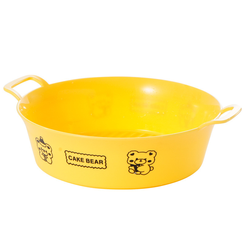 New with Handle, PP Material, Available in Various Sizes, Pet Dog Water Bowl, Cute Large Cat Food Bowl