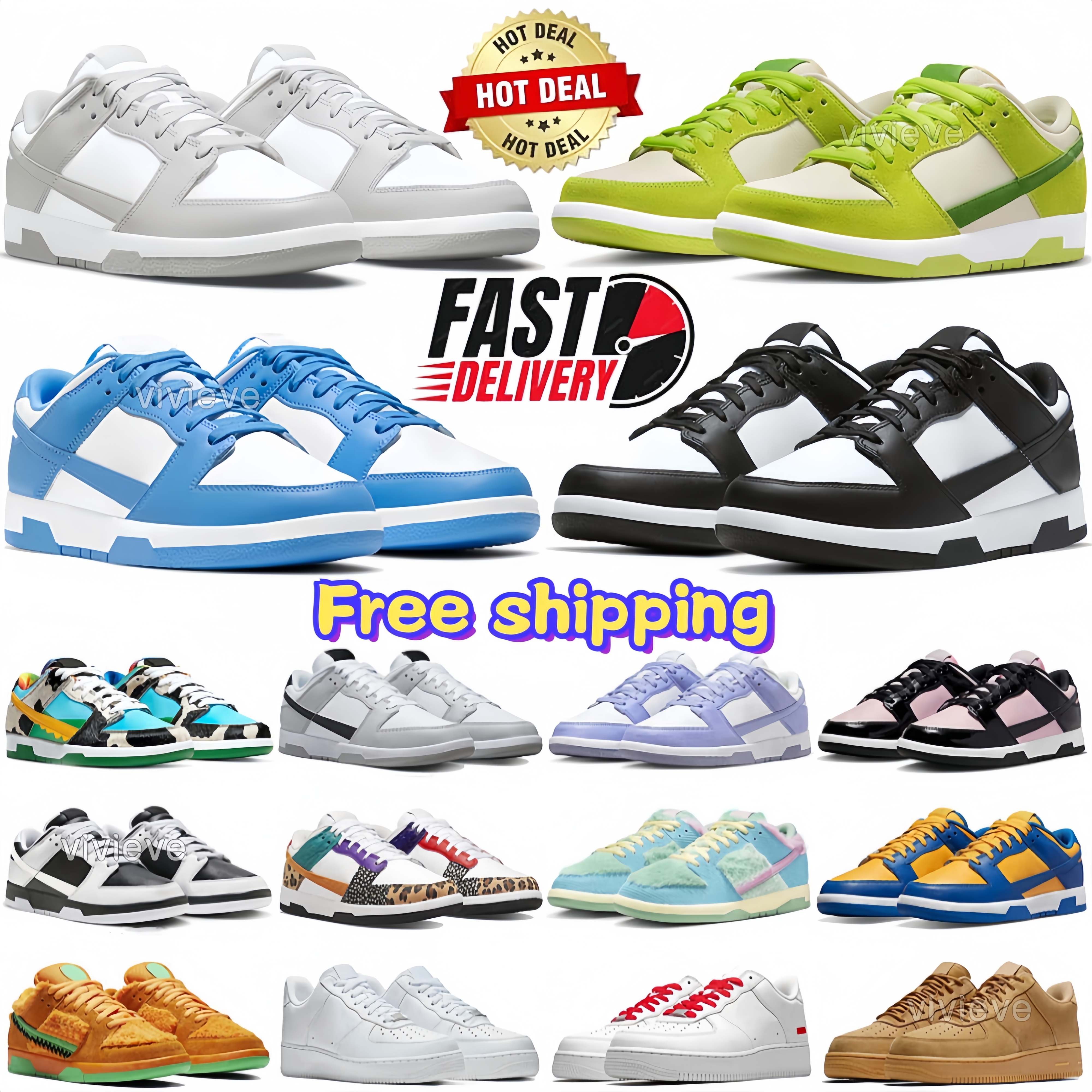 Free shipping Designer Men Running Shoes Sneaker White Black Blue Dust Grey Fog Photon Vintage Green Trail Women Trainers Sports street Skateboard shoes 36-47