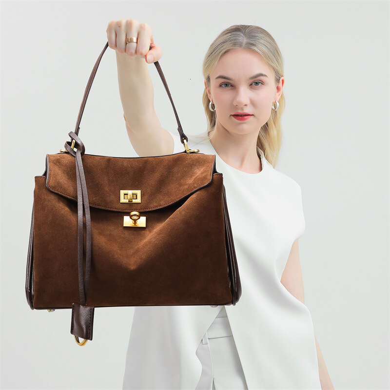 Tote High-end genuine leather handbags designers New Rodeo Large Capacity Fashion Commuter Shoulder bags designer women bag handbag handbag purse wall