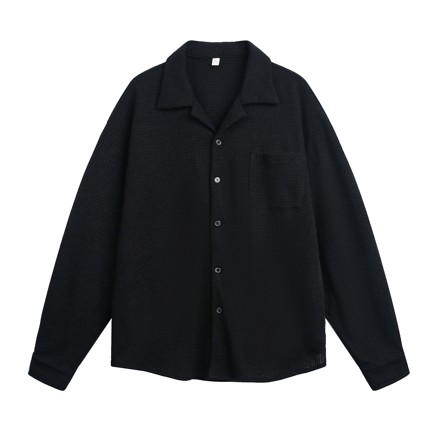 B796615 Master quality Solid color lapel jacket workwear men's 2025 new spring and autumn coat tops versatile loose simple casual