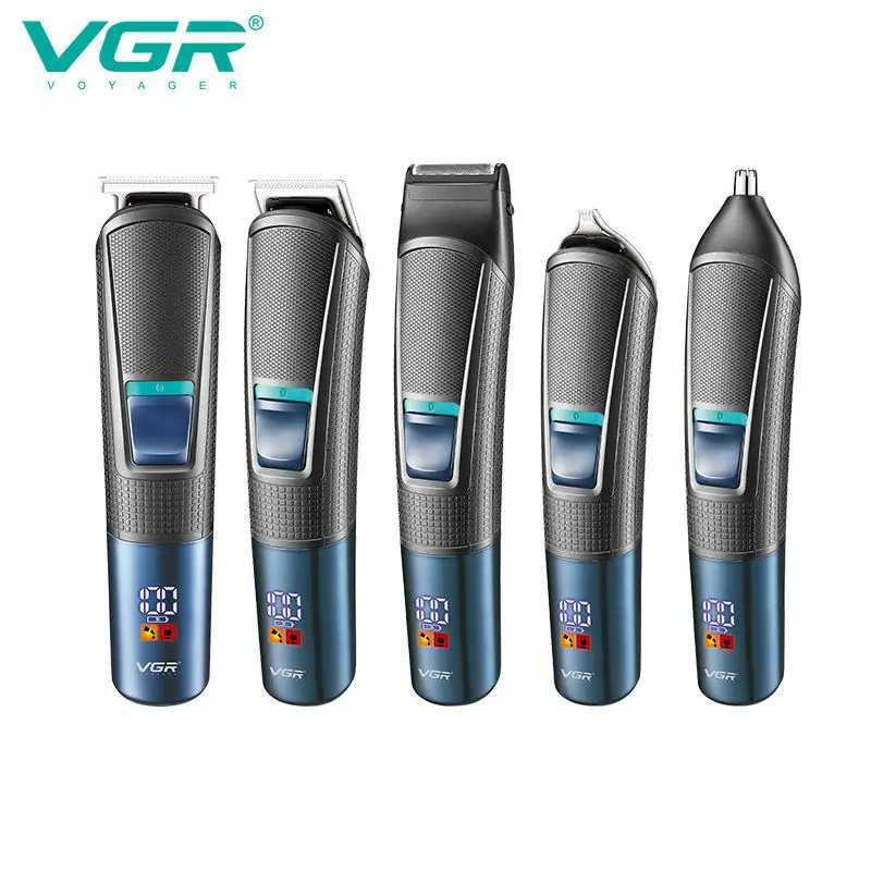 108 New Multifunctional Hair Clipper 5in1 Rechargeable Shaving Nose Sideburns Electric Trimmer For Men USB Multi functio R250926