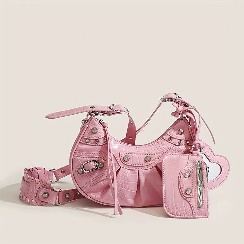 Designer Bags Luxury Bags Shoulder Tote Handbags Wallet Oil Waxed Leather Underarm Bags Large Capacity Chain Crossbody Locomotive Bags 2025 New Fashio