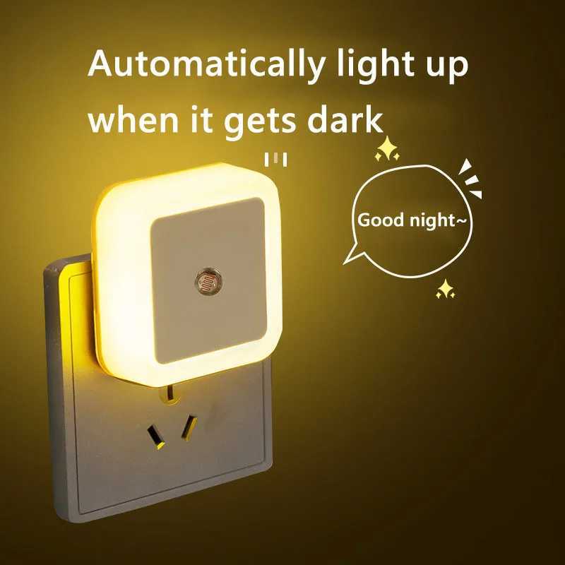 Light Control Sensors American and European Plugs for Kitchen Cabinets Hallway Stairs Bedroom Decoration Luminous C250925