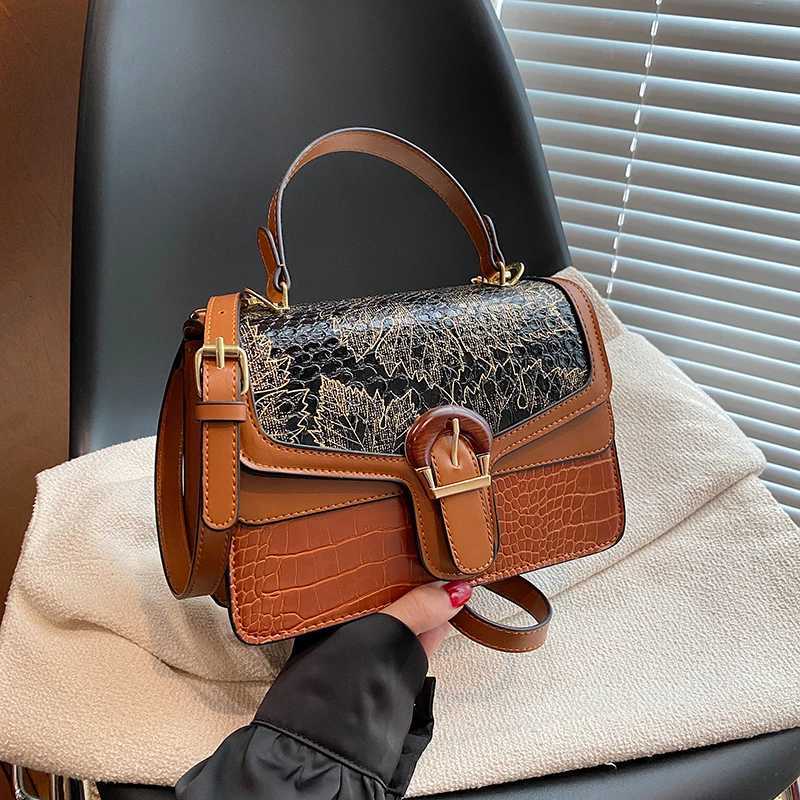 Mini Small Square Bag Luxury Purple Shoulder Bag For Women Crocodile Pattern Crossbody Bag Soft Top Handle Tote Designer Handbag Z250926