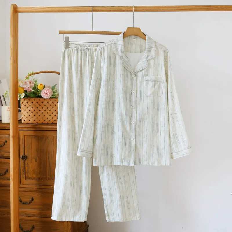 2025 AutumnWinter New Womens Pajama Set 100 Cotton Suede Fleece Long Sleeve Long Pants Two Piece Home Clothes Sleepwear Z250925