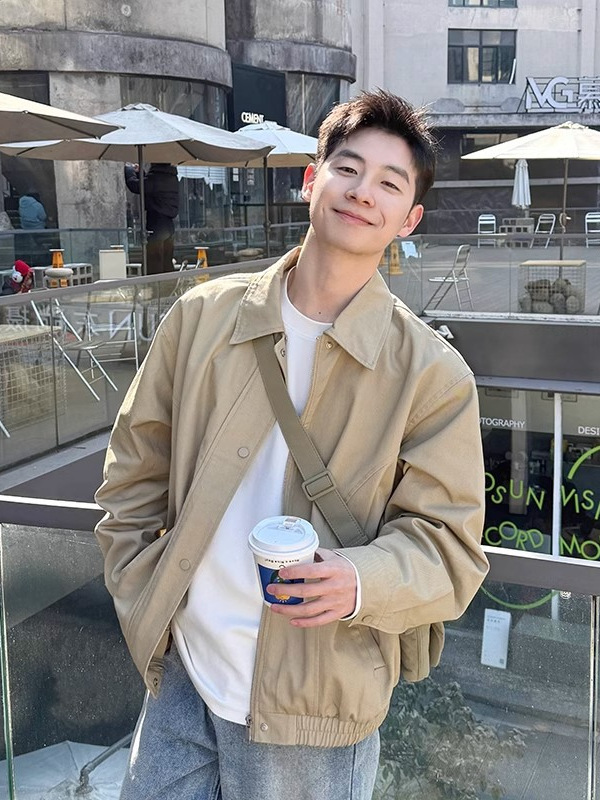 C10192 Sweatshirts for men spring 2025 new styles for inner wear loose heavyweight