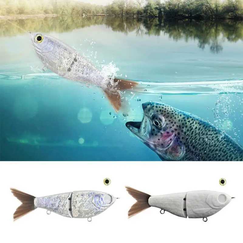 Glide Baits For Pike Salmon Trout Topwater SingJointed Swimbait Bass Fishing Lure W250926