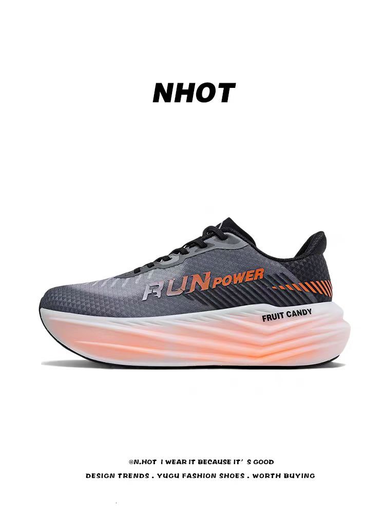 designer sports casual shoes: Versatile and fashionable carbon plate running shoes, shock-absorbing high-elasticity cushioning running shoes for outdo