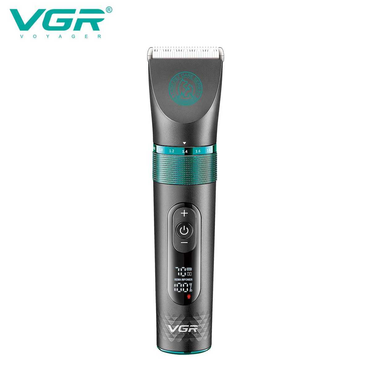 Professional Dog Shaver Electric Pet Hair Trimmer Household Metal Pet Hair Trimmer LED Digital Cat and Dog Hair Trimme V209 R250926