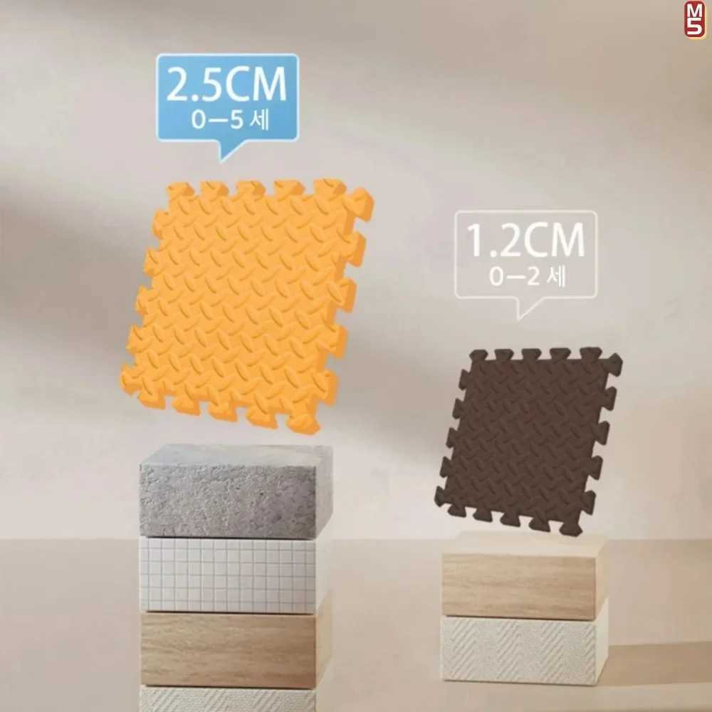 46Pcs 25cm Thick Kids Play Mat NonToxic Foam Puzzle Floor Tiles Soft Comfortable Crawling Mat for Babies Toys Floor Mat Eva C250926
