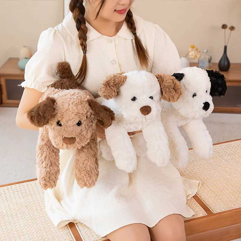Hot 1pc 35cm55cm Cute Puppy Plush Toy Stuffed Soft Animal Dog Doll Sleeping Pillow Cushion Christmas Birthday Gift For Kids Y250925