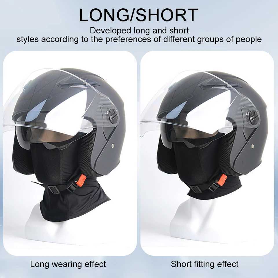 LOOGDEEL Cycling Balaclava Unisex Breathable Ice Silk Motorcycle Riding Sports Face Mask Neck Protect Summer Sunscreen Headwear Z250926
