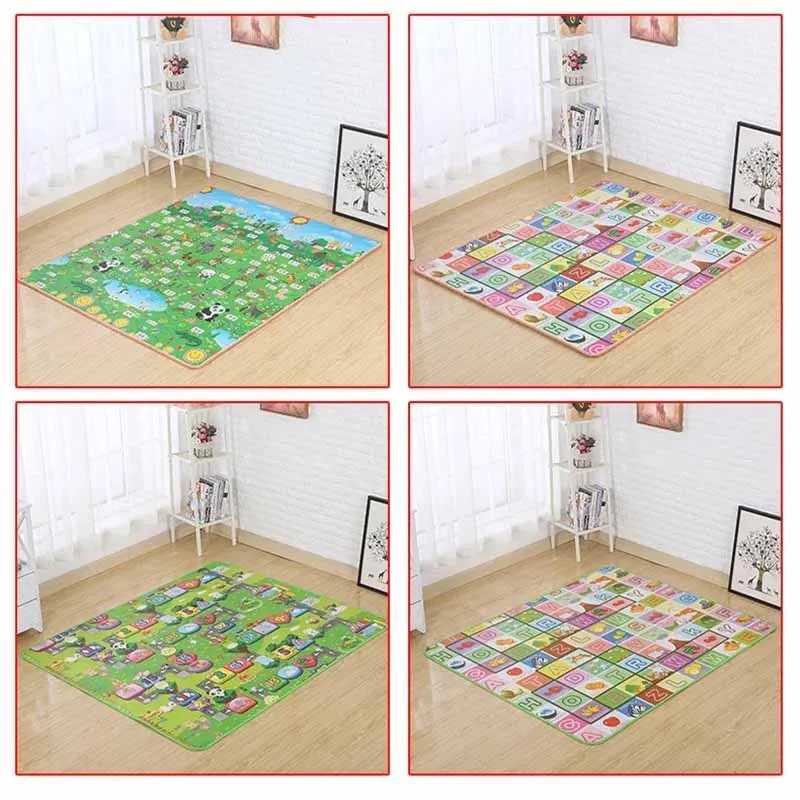 Thickened Foam Outdoor Foam Moistureproof Floor Mat Folding Crawling Mat for Infants and Children C250926