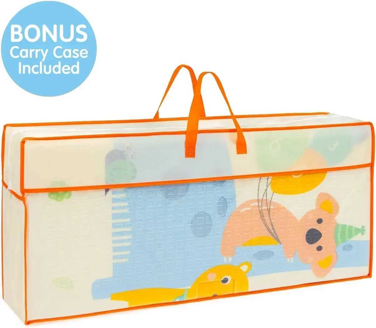 Folding Play Mat Waterproof XPE Foam Kids Rug 1cm Thickness Childrens Developing Mats Toddlers Games Activity Rug with Bag Gift C250926