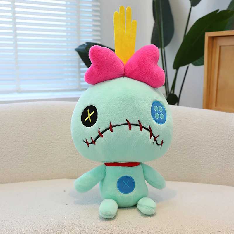 35cm KAWaii Plush Toy Scrump Green Pink Soft Stuffed cartoonRoom Decoration Pillow Plushies Doll Boy Girl Birthday Gifts Y250925
