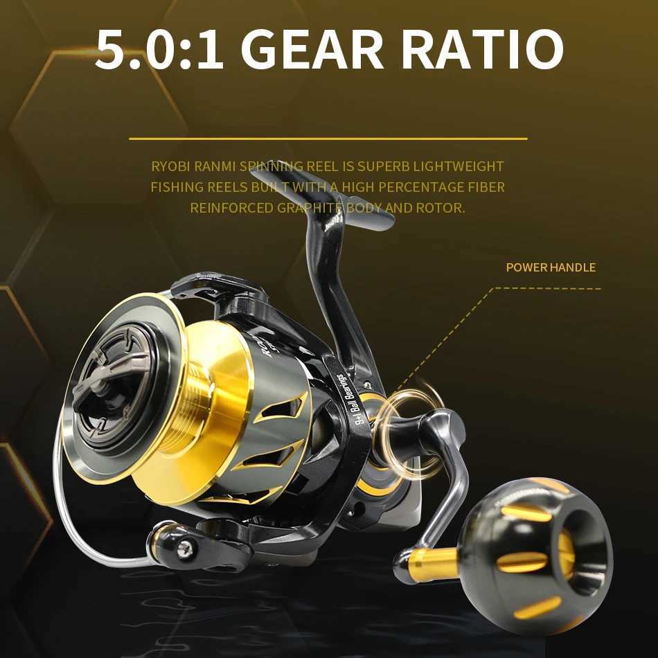 ROOBLINOS SW Spinning Reel Ultralight Saltwater Surf Reel 501 91 BB Max Drag 12kg Fishing Reels Wheel W250925