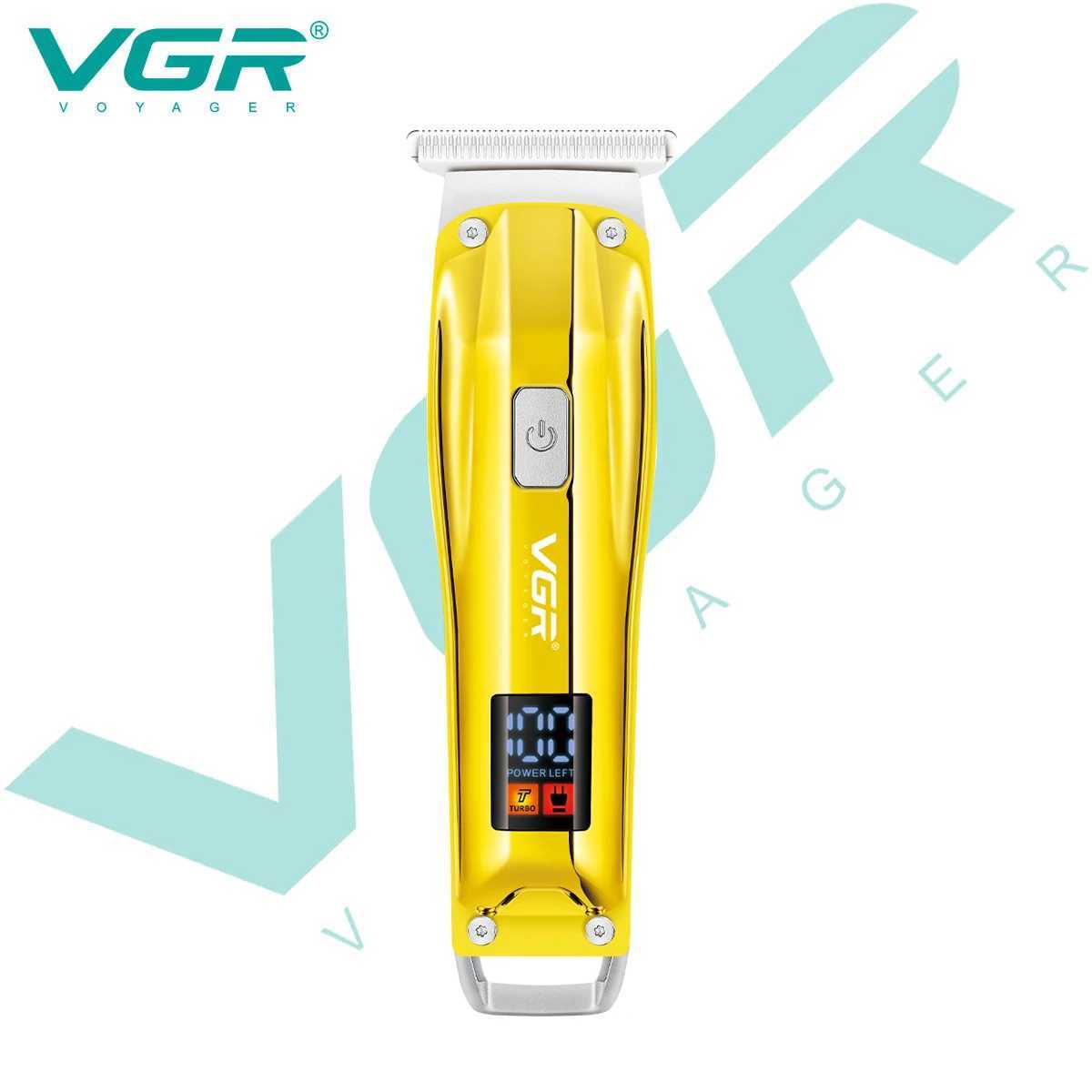 V956 Hair Clipper Professional Hair Trimmer Cordless Barber Hair Cutting Machine Digital Display Haircut Clipper for Men R250926