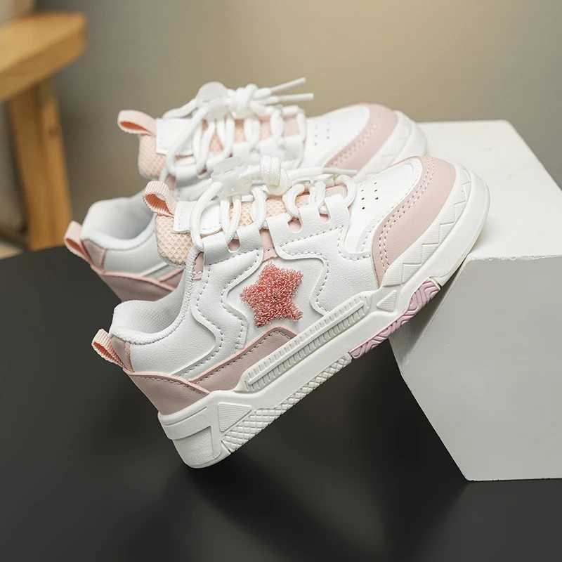 Star Childrens Shoes 2025 Autumn New Sle Fashionable and versatile sports board trendy girls thicksoled casual shoes Y250926 XJ260303