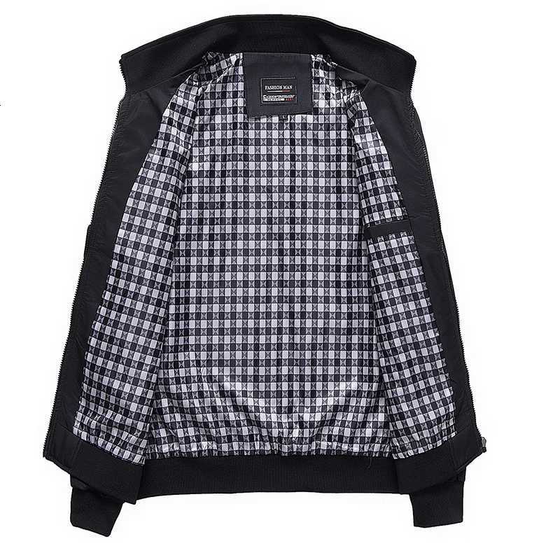 Spring and Autumn Mens Coat Fashion Trend Casual Jacket Large Loose Cardigan Middle aged Dads Fashion Baseball Jacket W250926