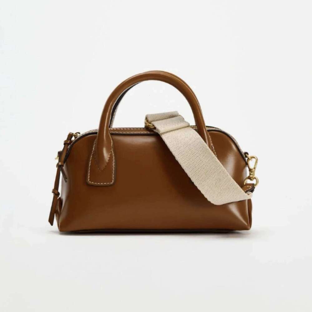 Wide Strap Women's Vintage Crossbody Bag, Summer Tote Ladies Handbags, Small Boston Bags For Female