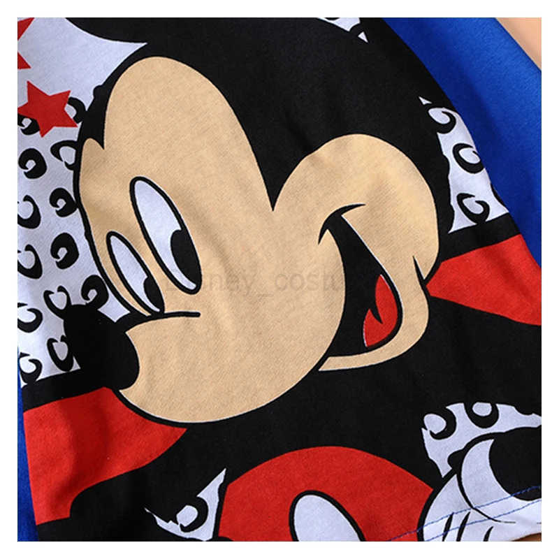 Disney 2024 Kids Pajamas Set Children Sleepwear Cartoon Mickey Minnie Mouse Pyjamas Pijamas Baby Boys Girl Cotton Nightwear Clothes Set H250926