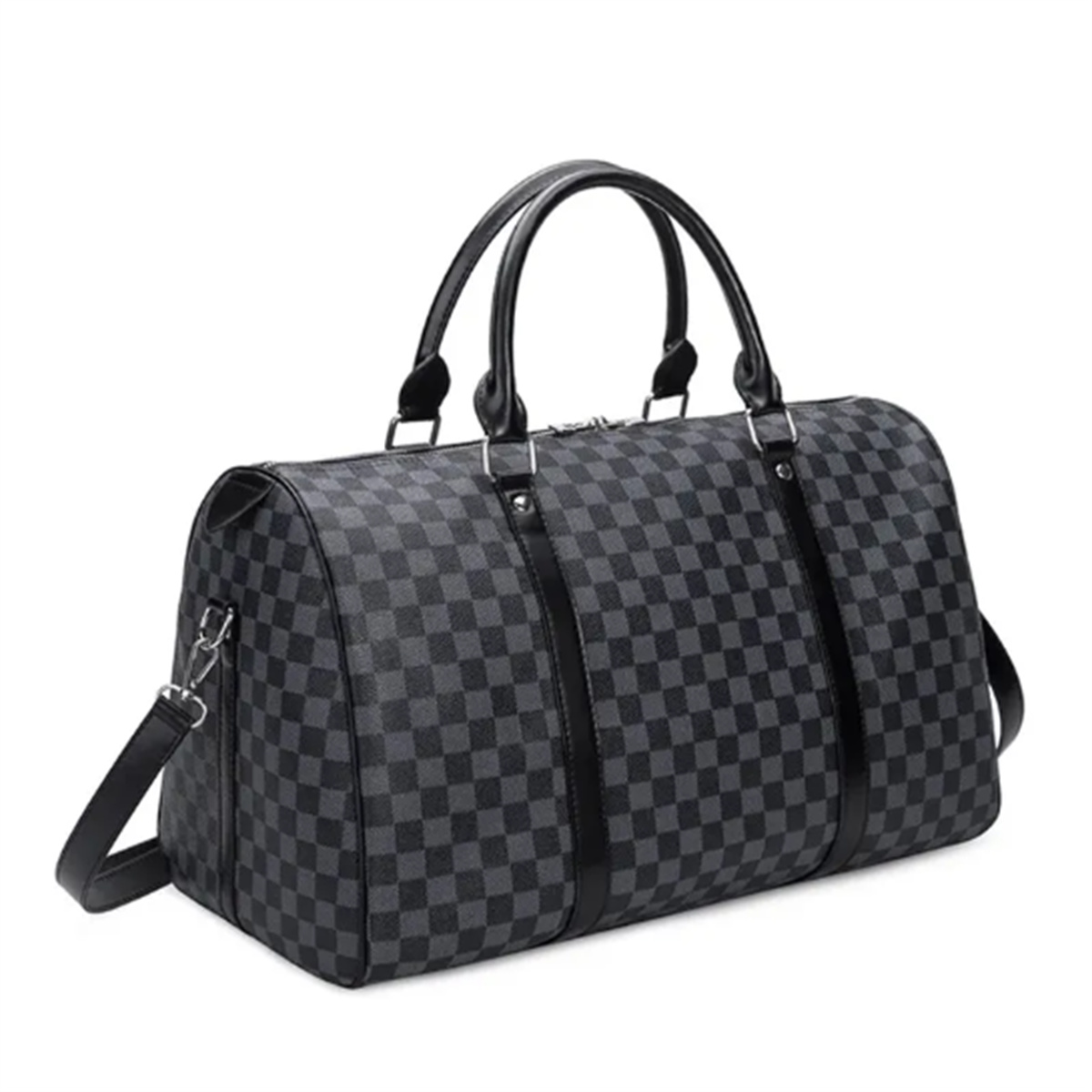 Top Quality New Duffle Bag Women Hand Lage Travel Men Pu Leather Handbags Large CrossBody Bags Totes Purse Y260225