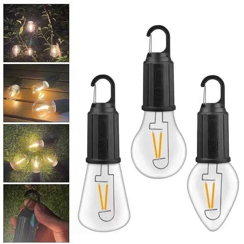 Outdoor USB Rechargeable LED Lamp Bulbs High Brightness Emergency Light Hook Up Camping Fishing Portable Lantern Night Lights C250925