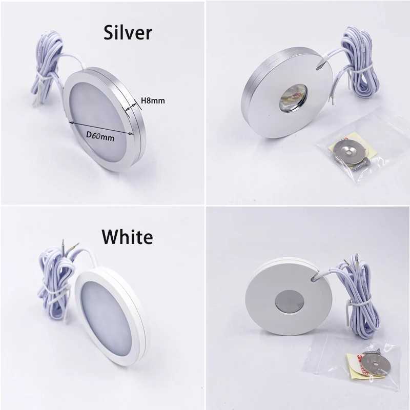 46810 pcspack LED Downlight 3W DC12V 24V Surface Mount Downlight with Magnet Round LED Panel Light Dimmable Spotlight RA90 C250925