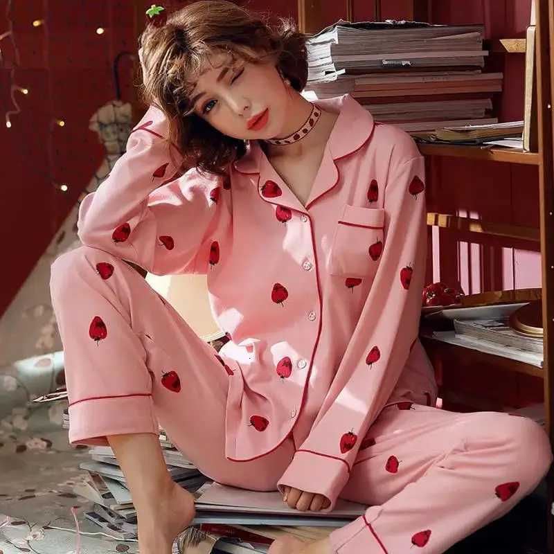 2025 Spring and Autumn New Womens Solid Color Pajamas Homewear Suit Girls LongSleeved Autumn and Winter Leisure Homewear Suit Z250925