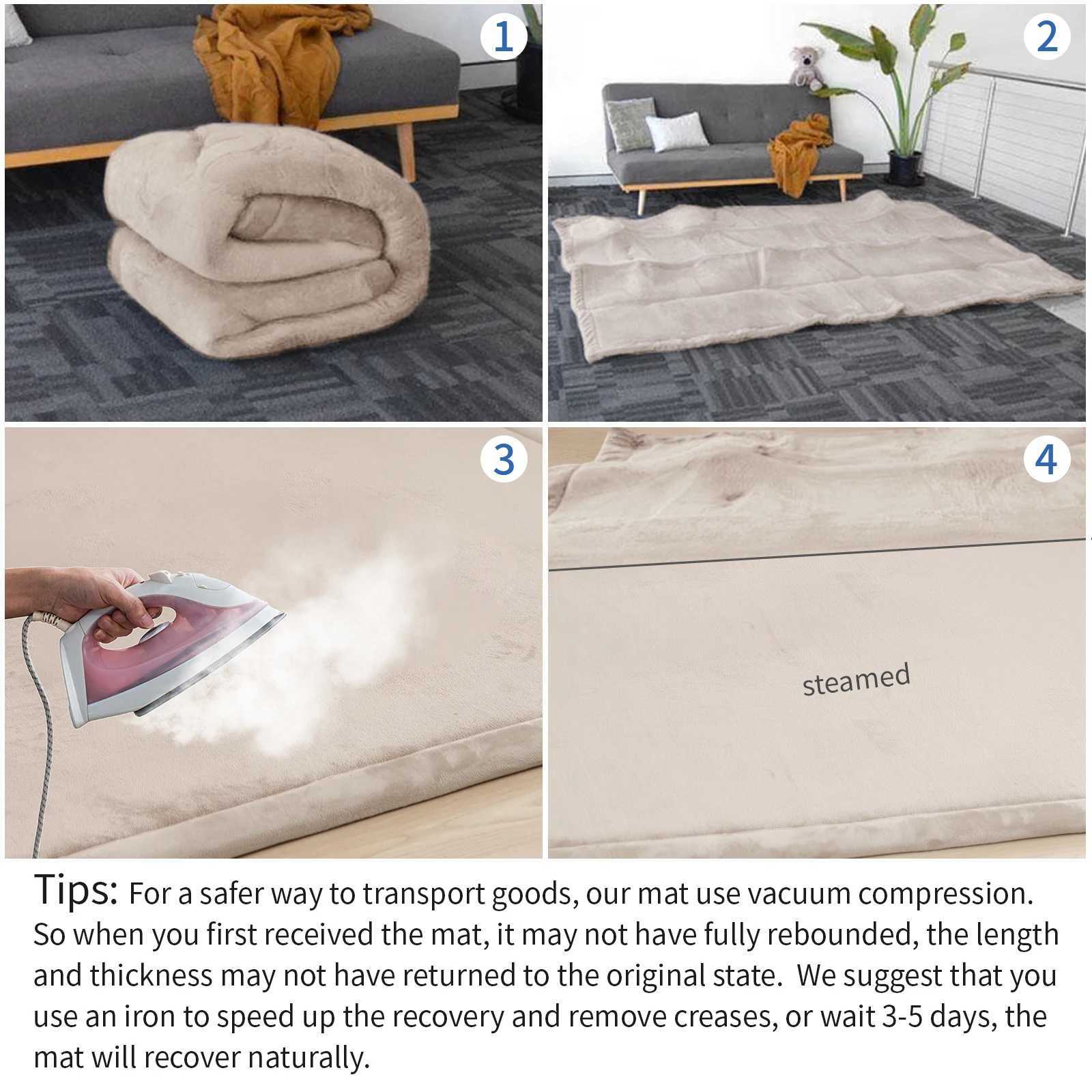 150x200CM Extra Large Non Slip Crawling Mat Playmat Infant Floor Mats Thick Soft Coral Velvet Nursery Rug Baby Carpet C250926