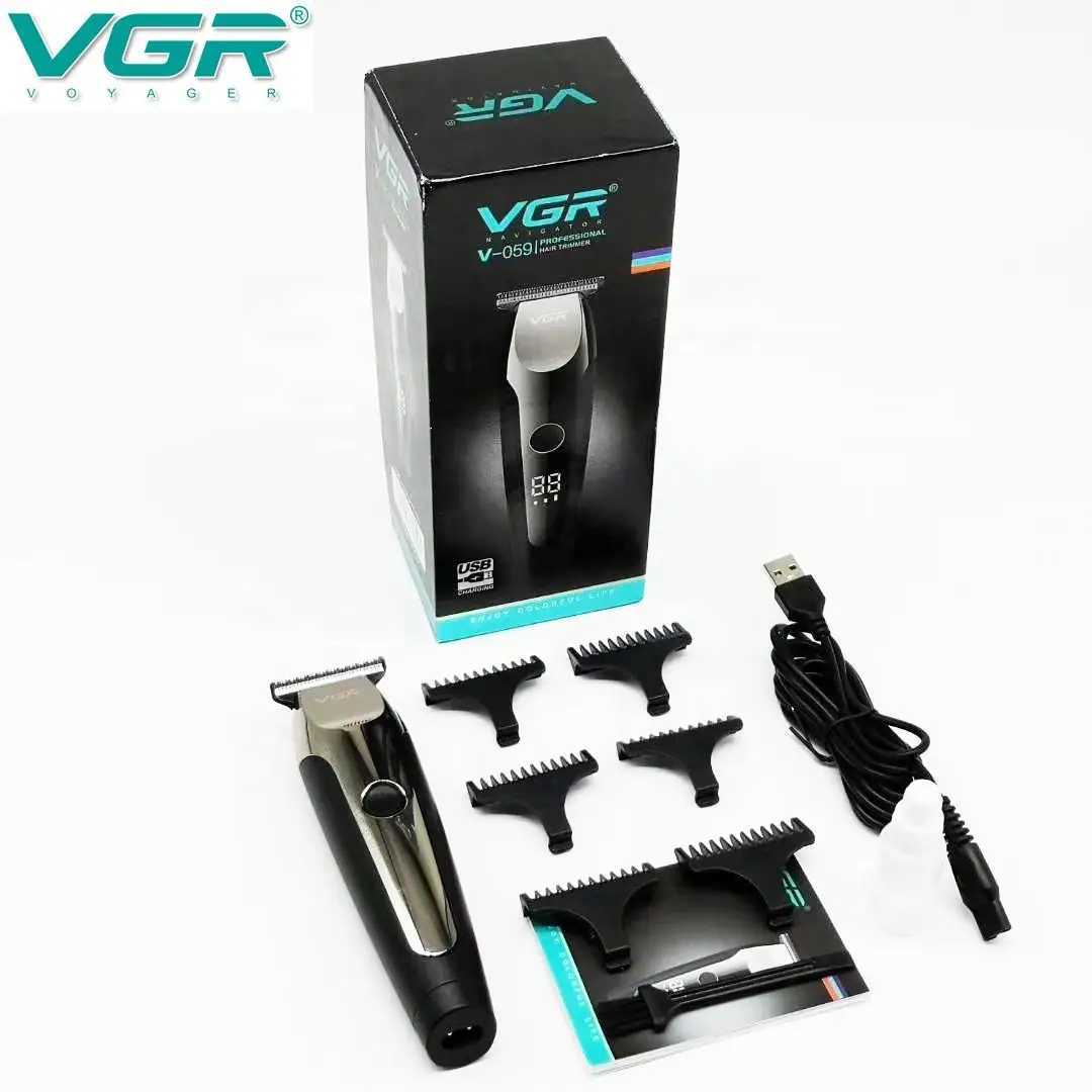 059 Professional Rechargeable Hair Clipper Electric Hair Clipper Mens Hair Trimmer R250926