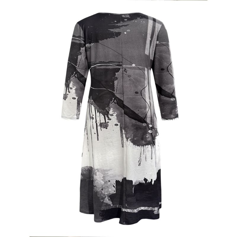 Versatile Casual Style: Feminine Plush Silk-Vest Collar Sweater Vest Dress Available in Multiple Sizes Including Plus-YL25391