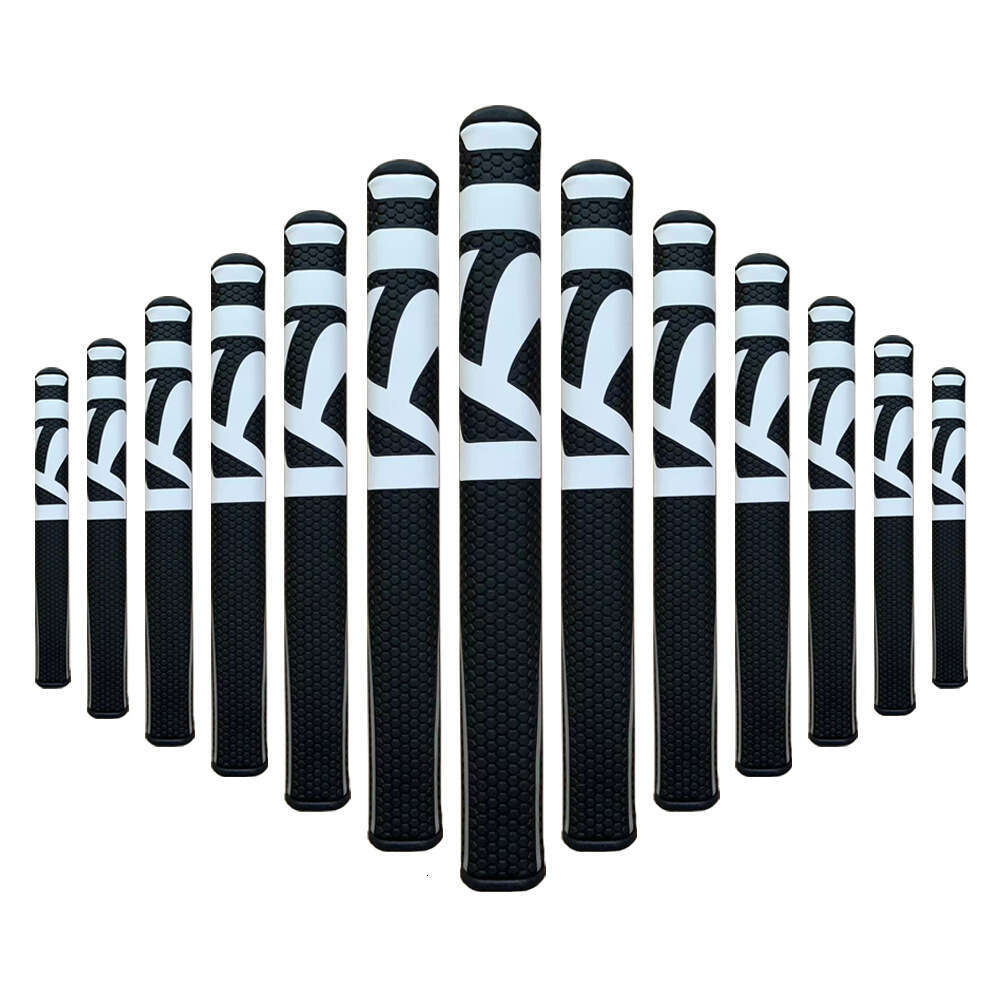 New Golf Putter Grip 2.0 - Black & White Textured PU Ergonomic Grip for Men Women Golfers