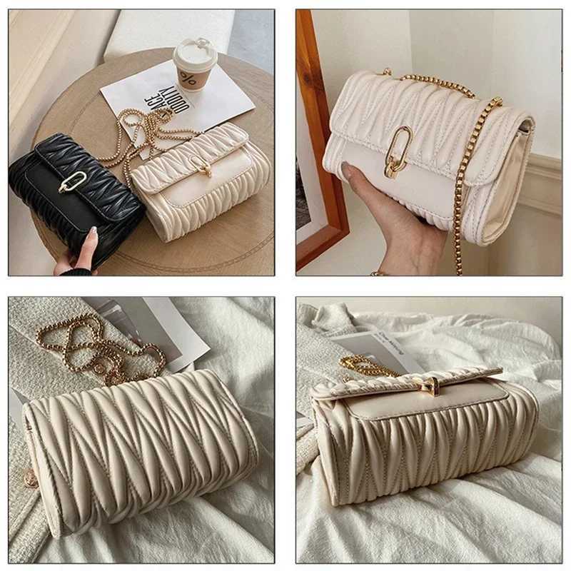 Shoulder Bags for Women Fashion 2024 Small Square Bag Woman Trend Black Beige Korean Bolsos De Hombro Mujer Bolsas Para Mujeres Z250926