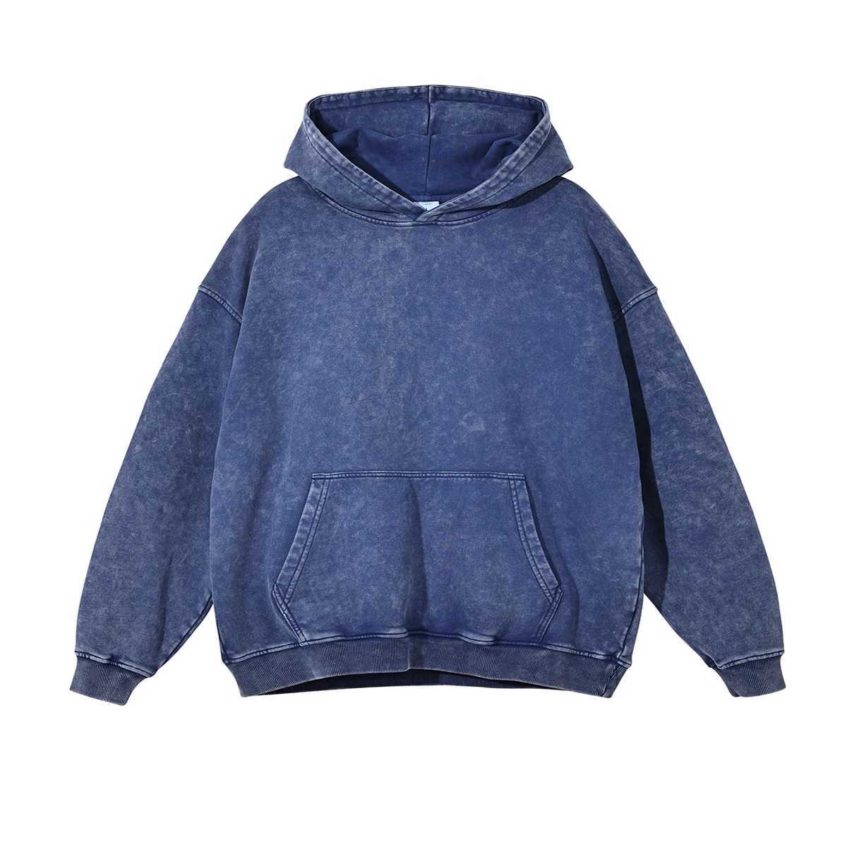 Heavyweight High Street Washed 520G Hooded Sweatshirt Vintage Dark Loose Oversized Unisex Hoodie1 D250926