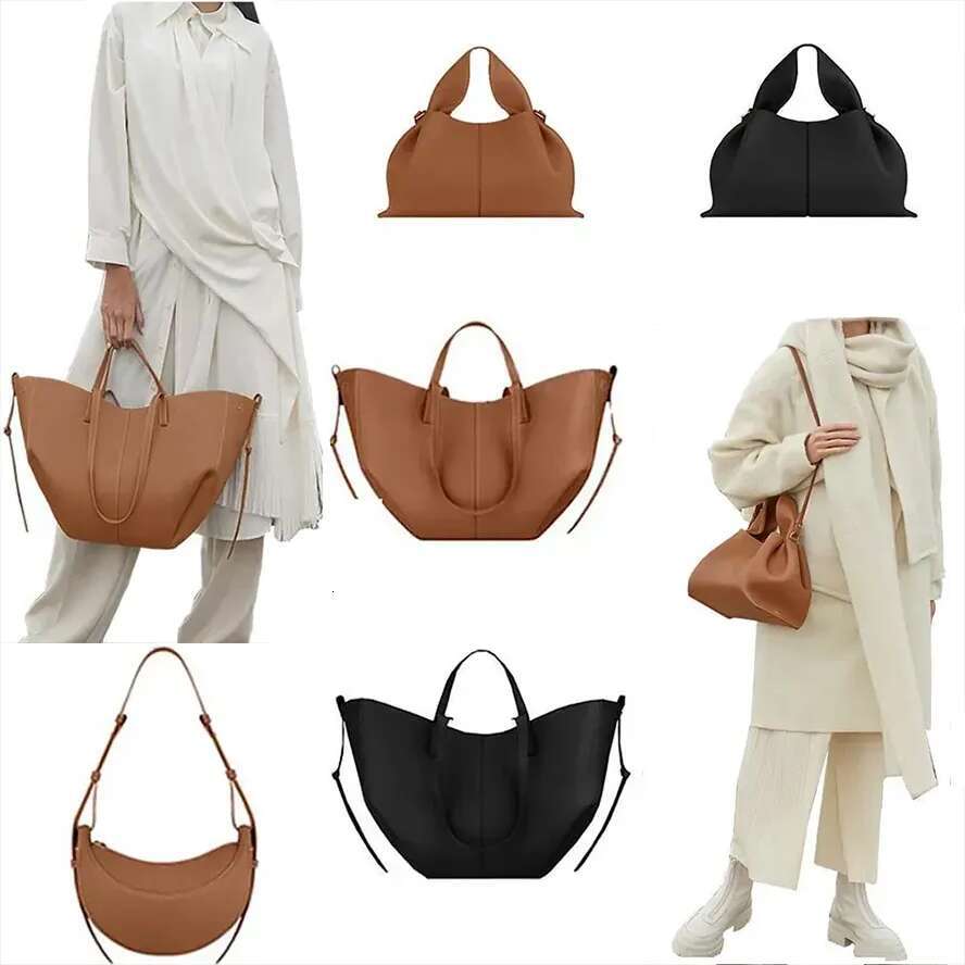 Top Quality Designer Tote Underarm Half Moon Smooth Shoulder Fashion Women Tonca Mini Purse Textured Leather Hobo Bag Dhgate Bag Crossbody Designer Bags