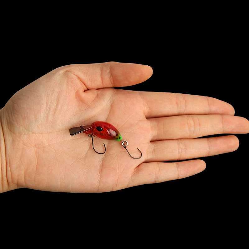 TOYO 21g40mm Sinking Crank Lure Mini Wide Tongue Plate Crank Bait ft And Right High Frequency Swing Trout Lure W250926
