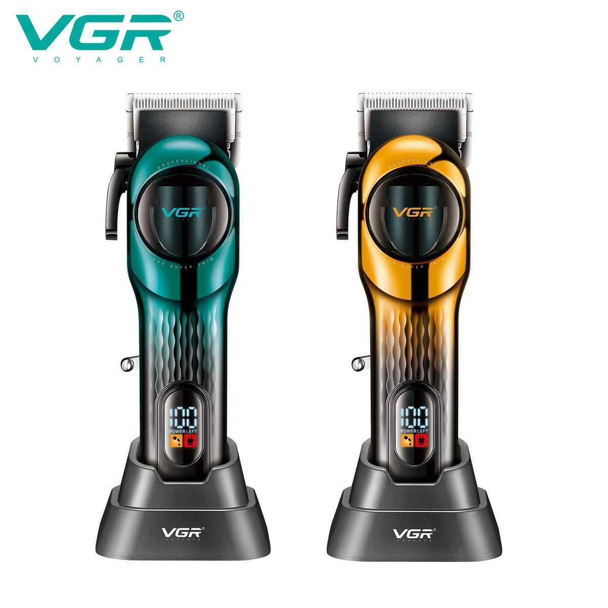 Hair Clipper Professional Barber Rechargeable Hair Cutting Machine 9000 RPM Hair Trimmer Adjustable Clipper for Men V166 R250926