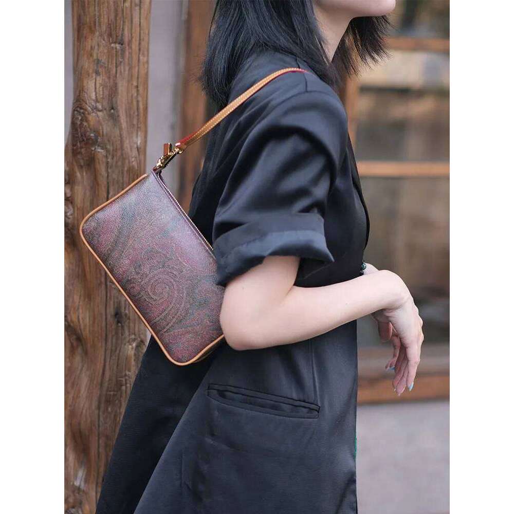 Faionable Retro Crossbody Versatile oulder Bag Practical Multicarry Sle Small Size Floral Print for All Ocns