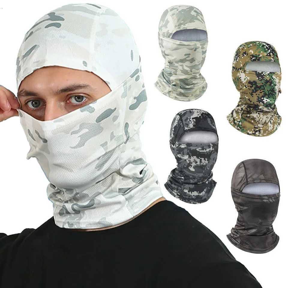 Climbing Sports Balaclava Running Hiking Tactical Cycling Cool Facemask AntiUv Breathable Ice Silk Headwear Neck Guard Unisex Z250926