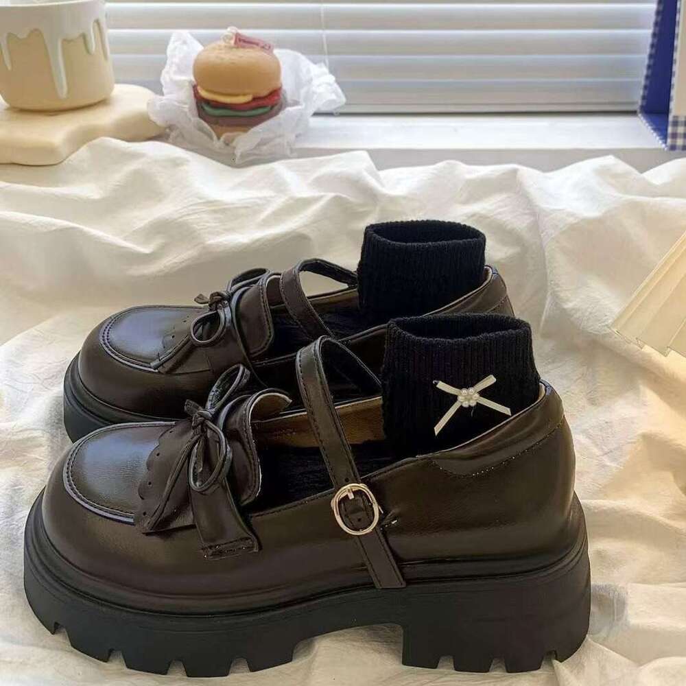 Skirt Matching JK Spring British Style Designer Shoe Brown New 2025 Thick Sole Small Leather Women Mary Jane Single Shoes