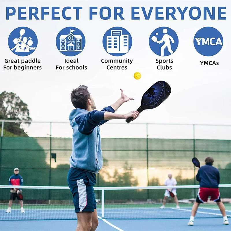 1 Set High Performance Pickleball Rackets Made Of Fiberglass And PP Honeycomb For Durability And Speed Outdoor Games Gear J250926
