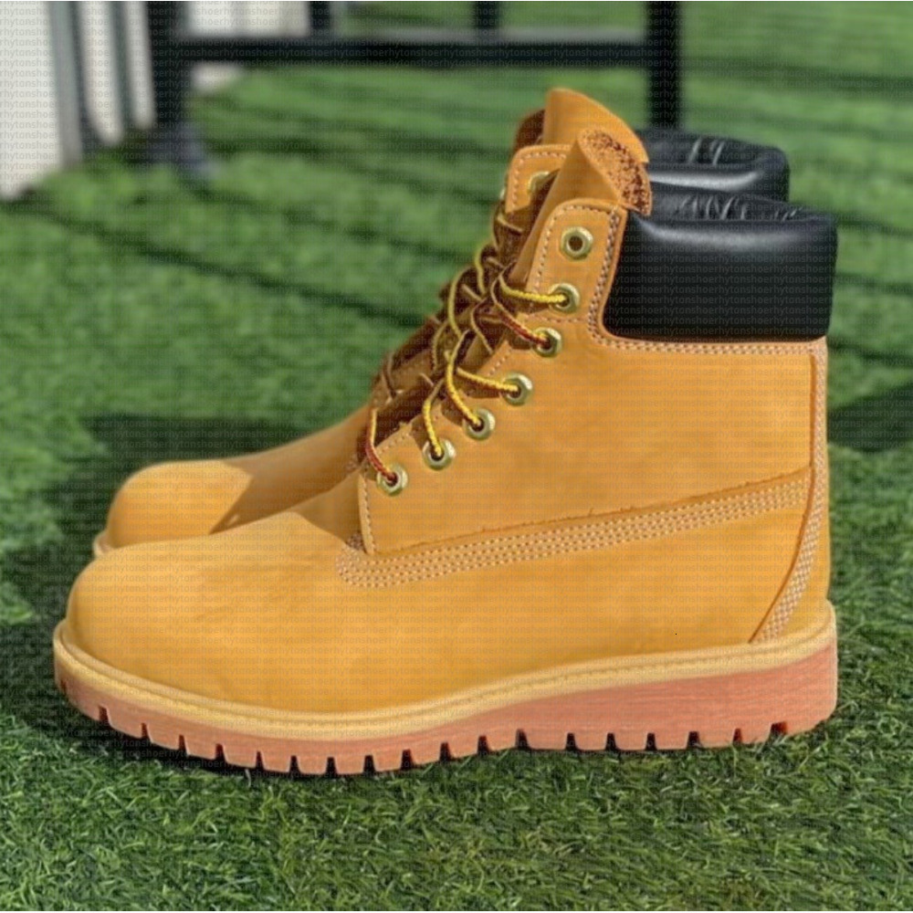 Designer Boots Men Women Outdoor Waterproof Boot Classic Martin Shoes Cowboy boots Rhubarb Blue Black Camouflage Military Pink Hiking Booties 36-47